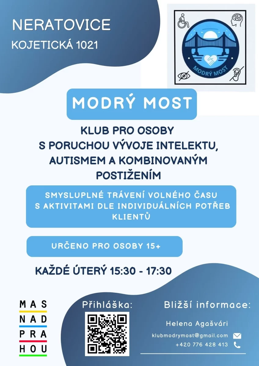 Modrý Most - Klub pro osoby s porucho vývoje intelektu