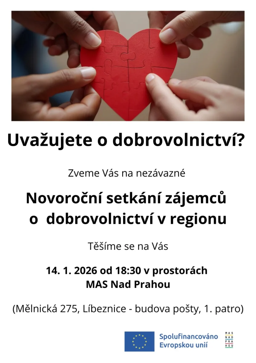 Novoroční setkání zájemců o dobrovolnictví - MAS Nad Prahou